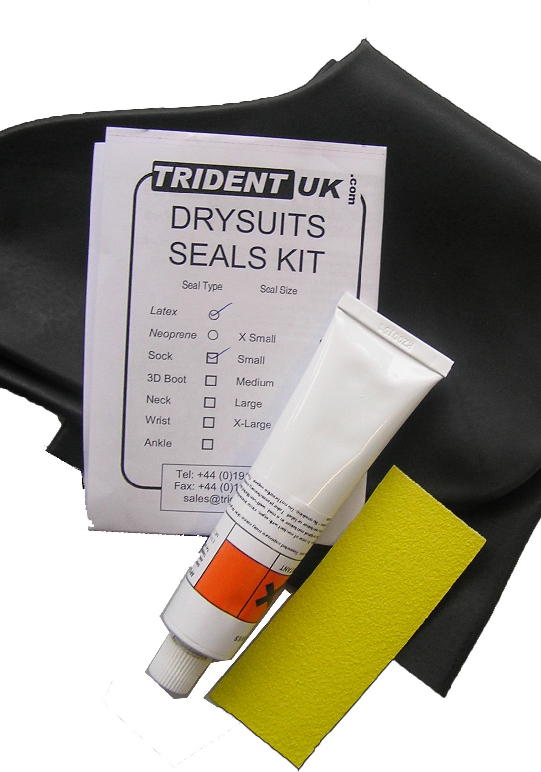 Drysuit 3D Sock Seal Repair Kit - Clothing