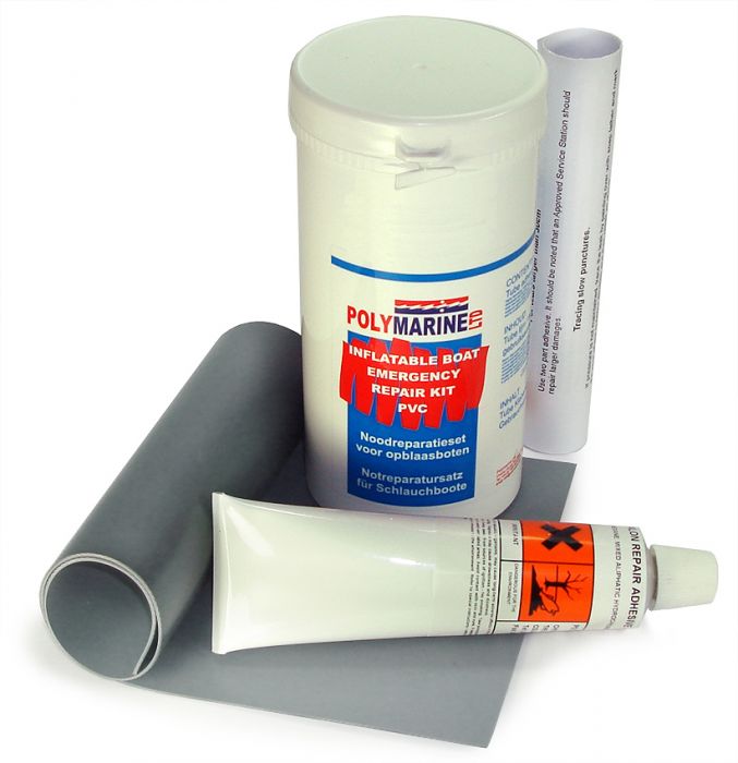 Dinghy Inflatable Boat Repair Kit - PVC patches and glue