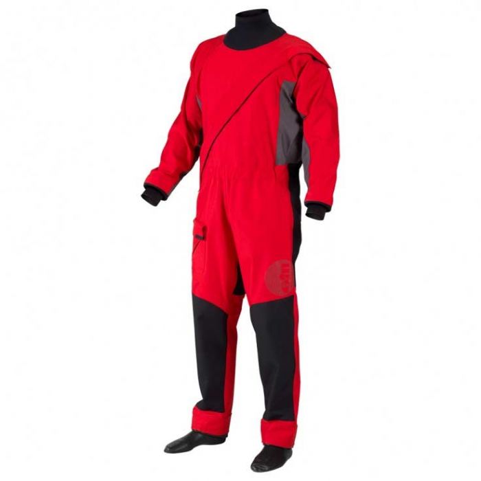 red drysuit